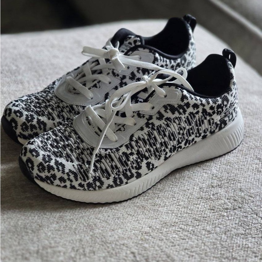 Sketchers Memory Foam Leopard Tennis Shoes🐾👟 - Picture 5 of 6